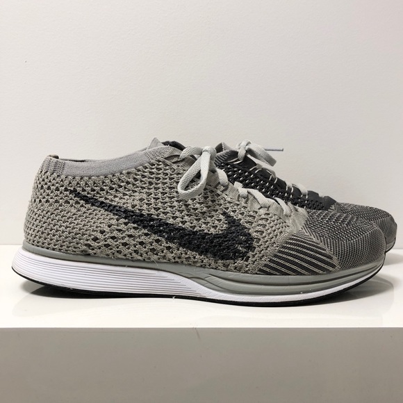 NIKE FLYKNIT RACER TWO-TONE GREY - Picture 7 of 11